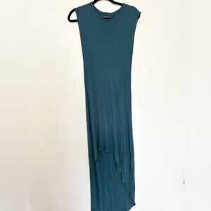 Good Hyouman teal high low dress size small athletic lounge active